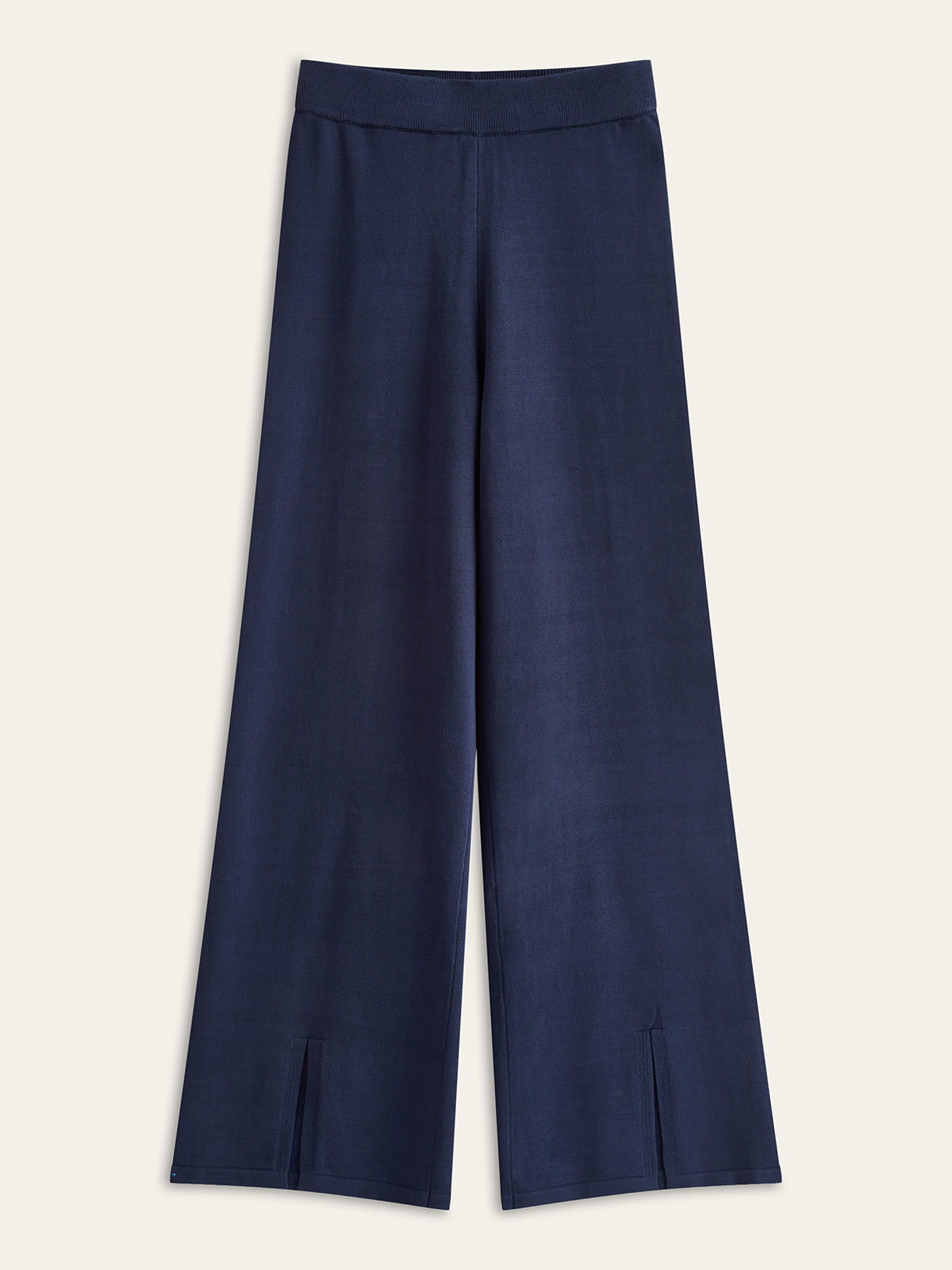 Golden Button Knit Vest Pants Set