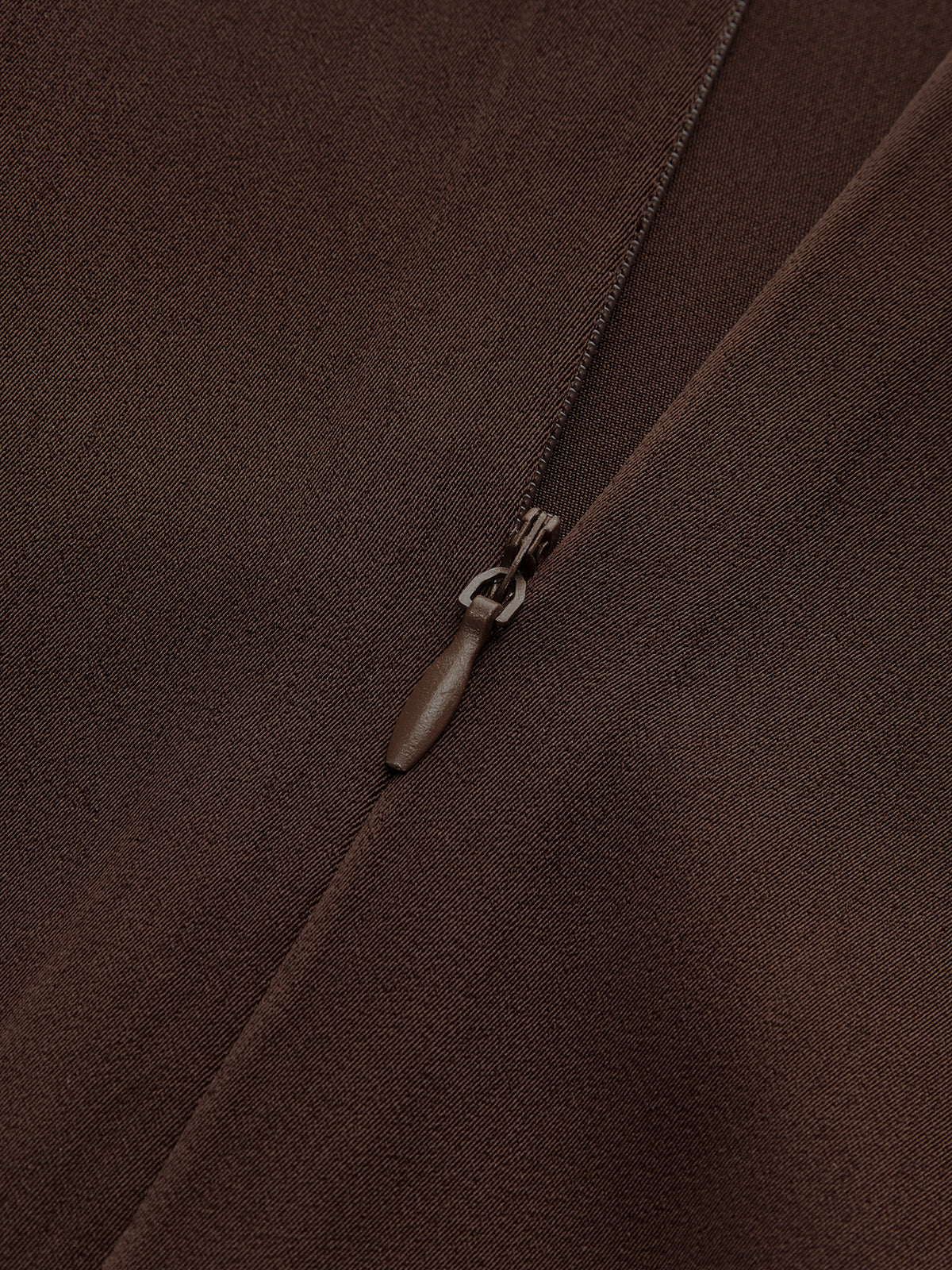 Draped Satin Stand Collar Blouse